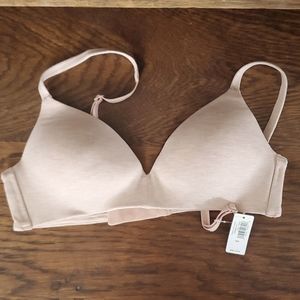 Love by Gap Wireless Bra 34A Rugby Tan color